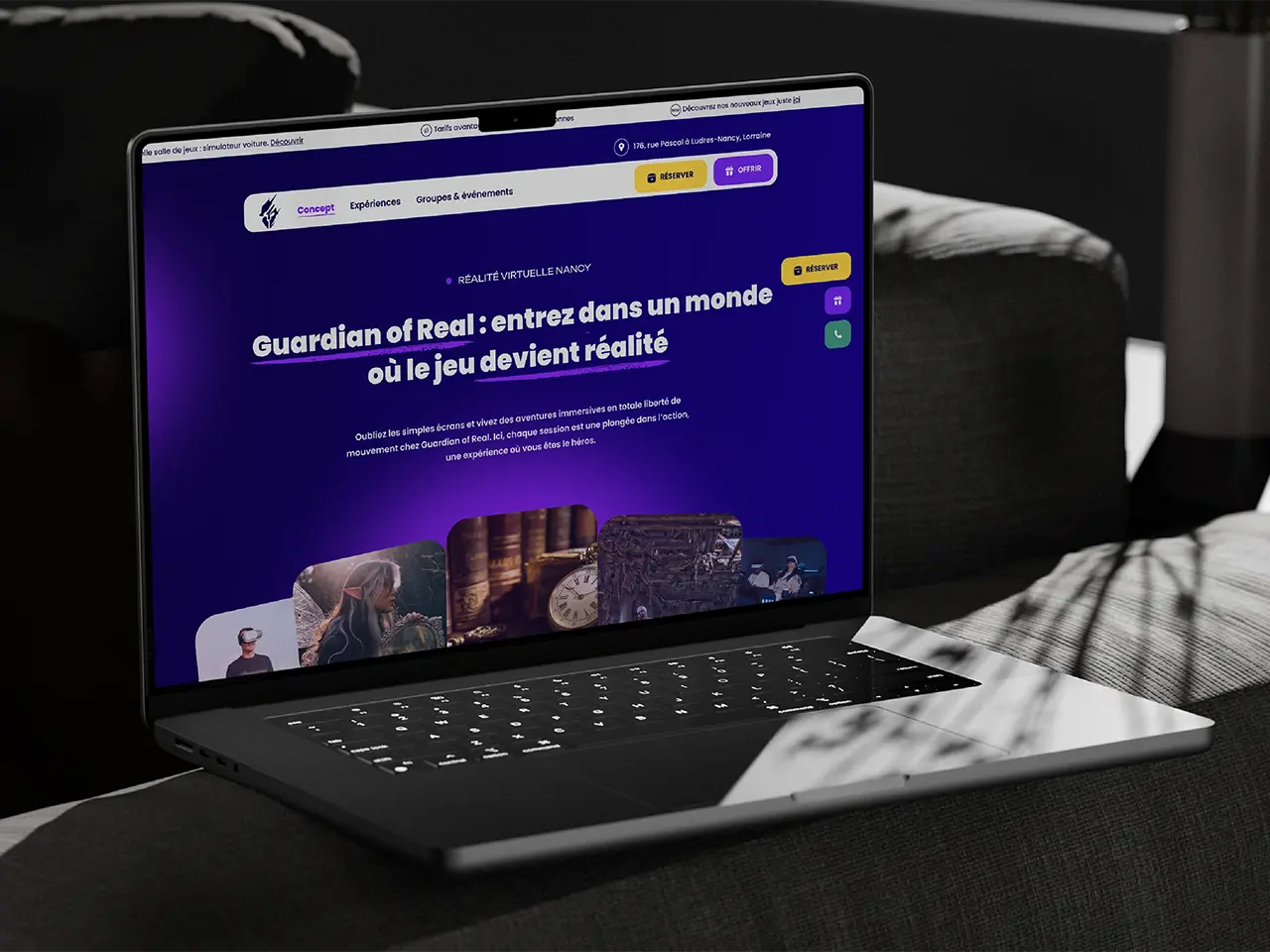 Exemple de réalisation — Site web